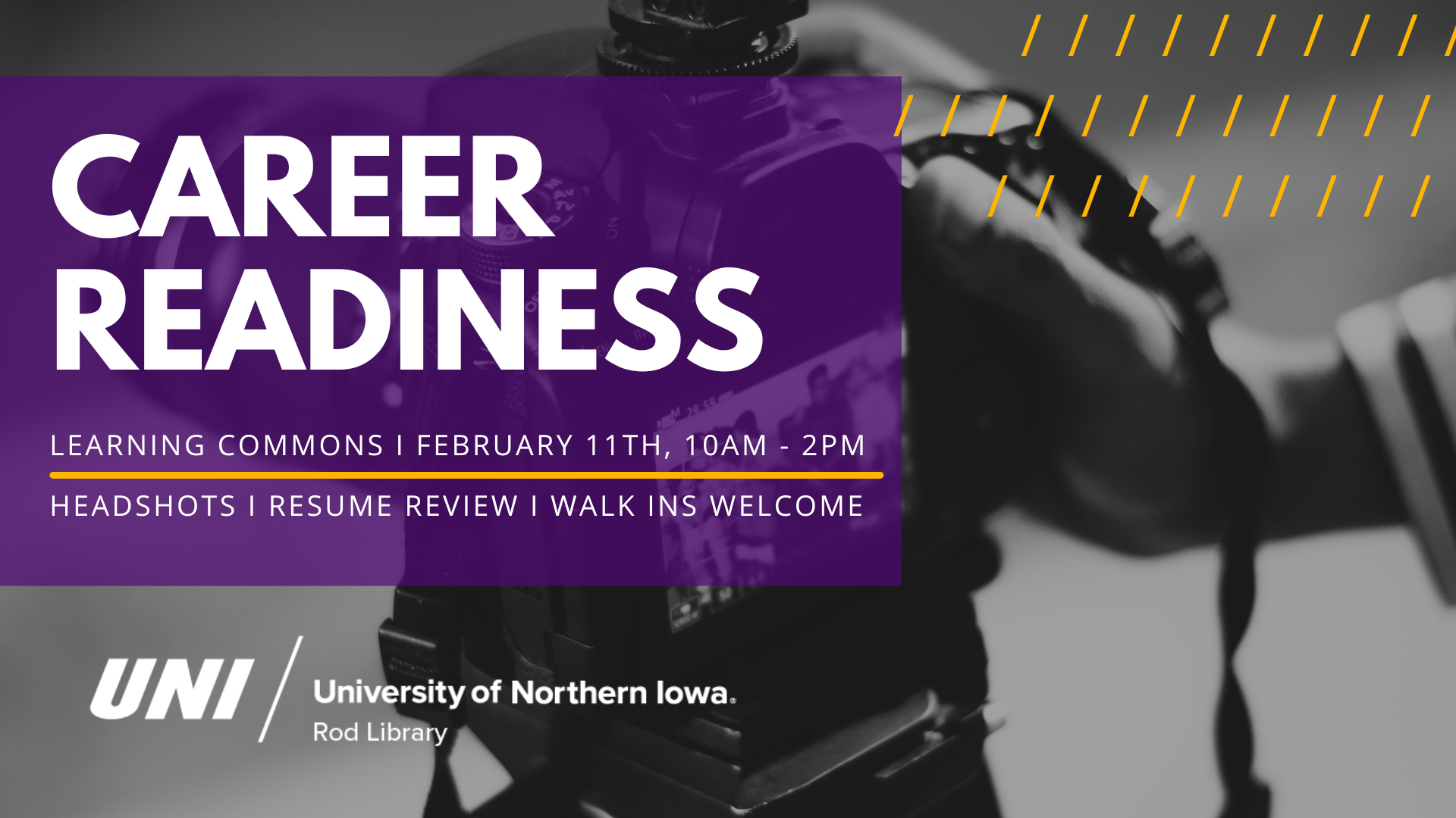 Career Readiness Rod Library February 11, 10 a.m. - 2 p.m.