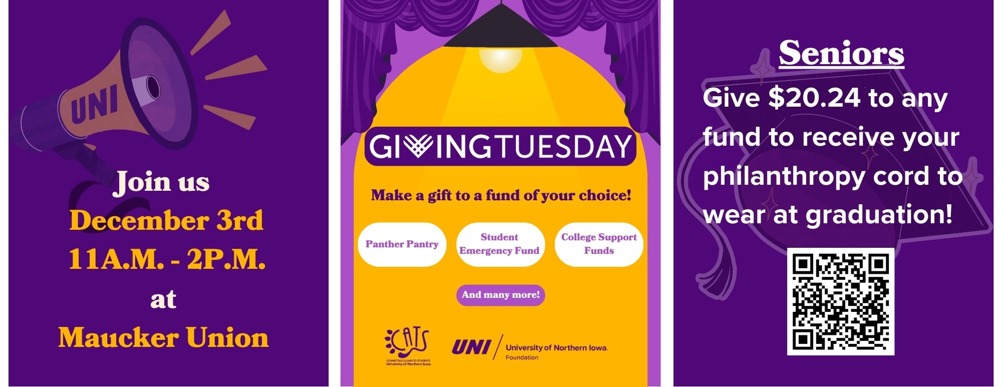 Giving Tuesday with CATS and the UNI Foundation