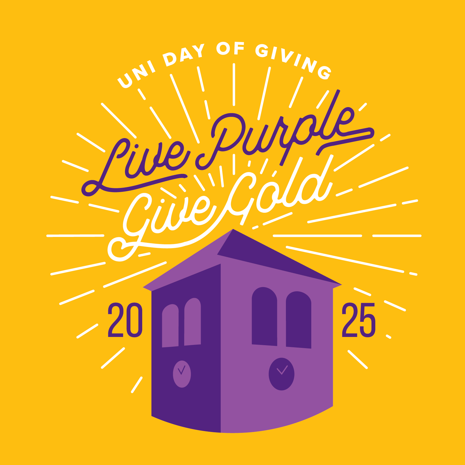 Live Purple Give Gold 2025