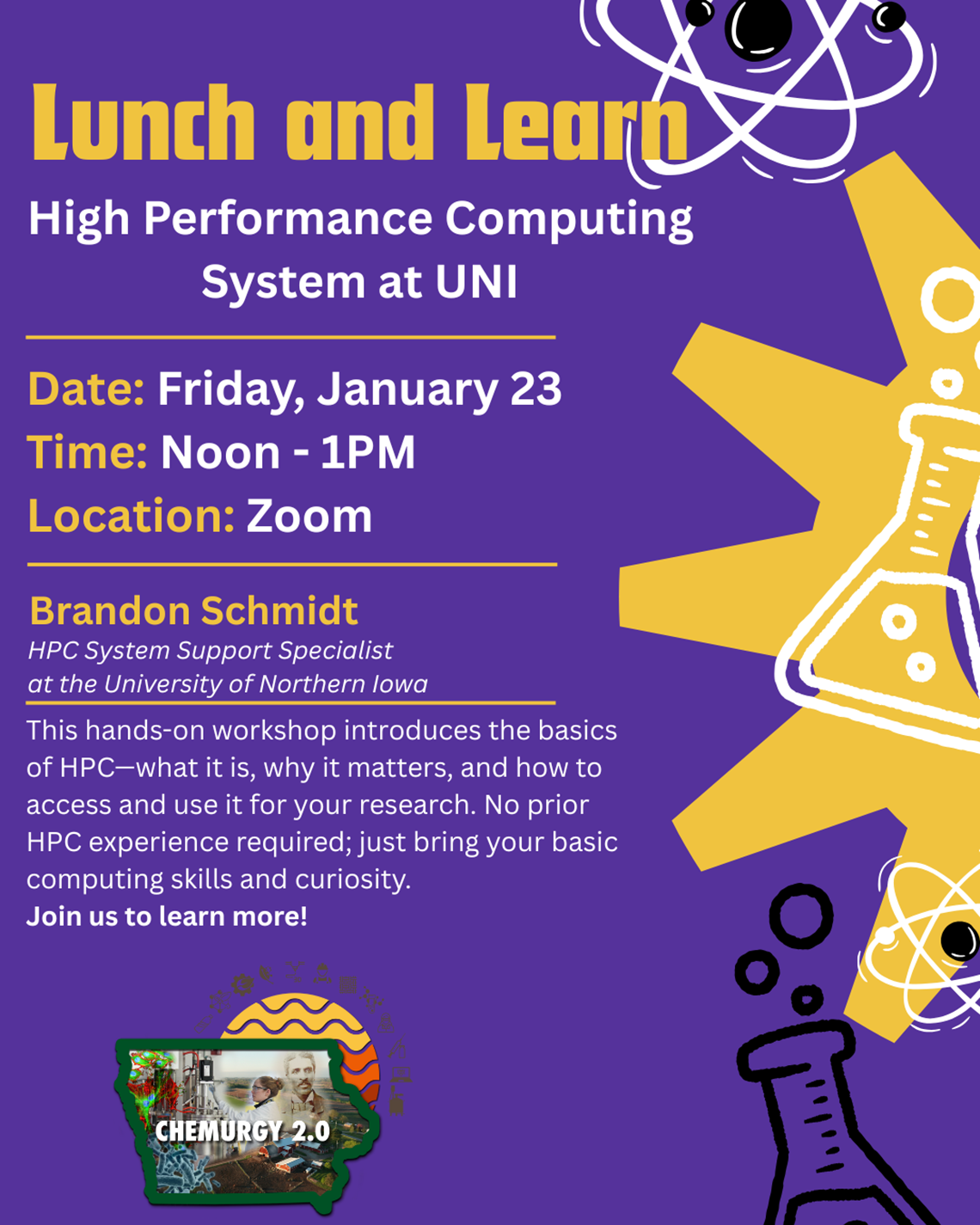 Lunch and Learn: High Performance Computing Systems at UNI
